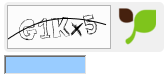 Beispiel eines CAPTCHAs